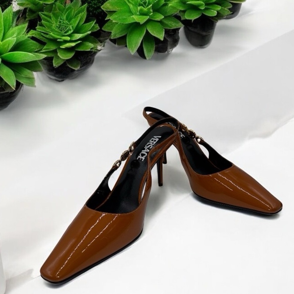 Versace Medusa '95 85mm patent pumps